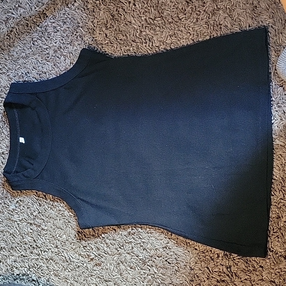 High neck form fitting tank